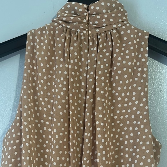 Just...Taylor Brown Sleeveless Cowl Neck Maxi Gown - Picture 3 of 10